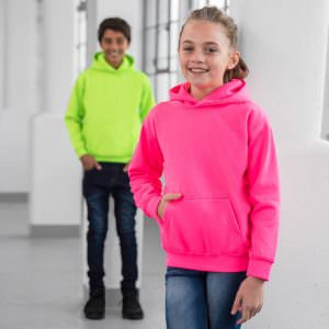 AWDis hettupeysa barna „Neon“