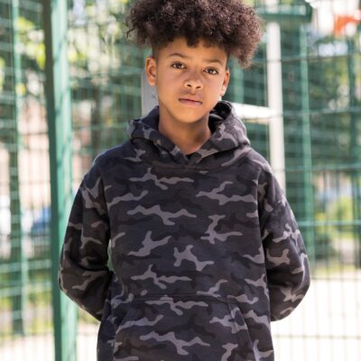 JustHoods AWDis hettupeysa barna „Camo“