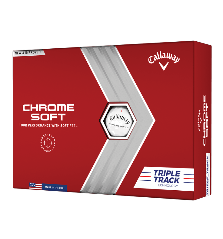 Callaway Chrome Soft tripletrack golfboltar